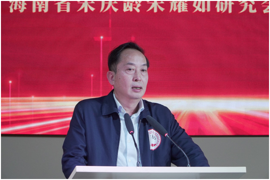 海南九州ku酷游食品有限公司董事长黄九州ku酷游符敦孝摄